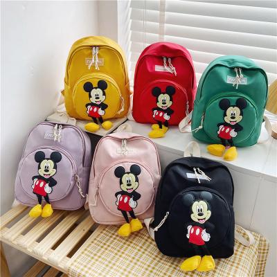 China Lovely new cartoon cute children's Mickey backpack single shoulder handbag students straddle bag for sale