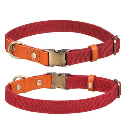 China Viable Waterproof Colorful Adjustable Size Dog Collar for S/M/L Dogs for sale