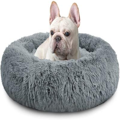 China Removable Cover Removable Washable Plush Plus Size Pet Bed For Small And Large Cat Dog for sale