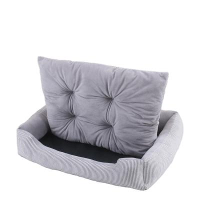 China Breathable PP Cotton Calming Soft Washable Pet Sofa Bed Suitable For Medium And Large Small Dogs Or Cats for sale