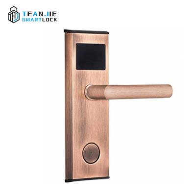 China 2021 New Stainless Steel Keyless Electronic Door Lock Smart Rfid Hotel Lock System for sale