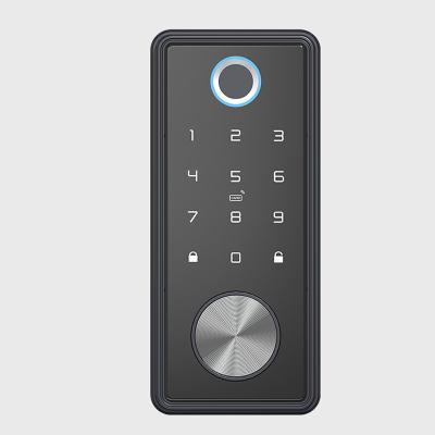 China TUYA factory china seguridad de cerraduras de Alta aluminum alloy app fingerprint smart smartphone door lock for sale