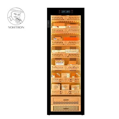 China Best New Hotel Cigar Humidor Cabinet 2023 Design Cigar Storage 2300 Count for sale