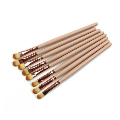 China Wholesale Single Flat Brush Makeup Brush Factory Makeup Brush Eyeshadow Brush Makeup Gifts 6 PVC Boxed Eyeshadow Brush for sale