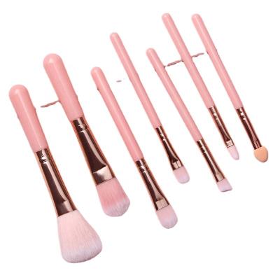 China Angular Blush Hot Sale 7pcs Makeup Brush Set Professional Make Up Brush Beauty Tool Makeup Brush Set for sale