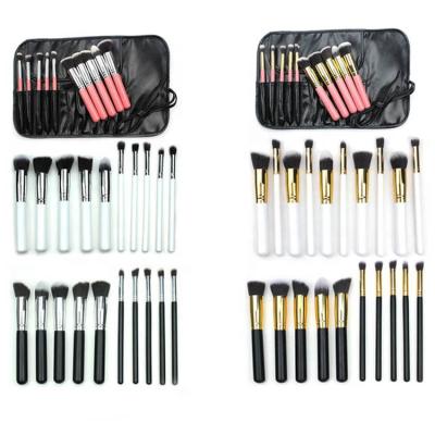 China Small Face Make Up Brushes Kit For Travel Carry Kabuki Eyeshadow Powder Eyebrow Easy Eyeliner Blush Concealer Brushes 10pcs for sale