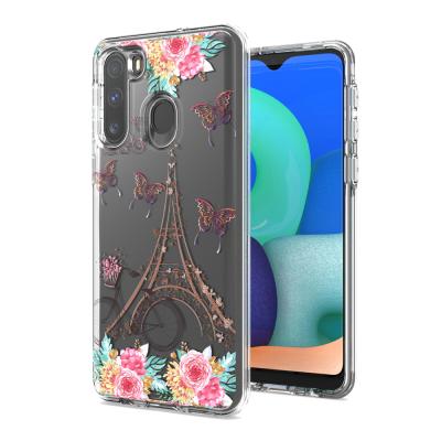 China Two-in-One OEM ODM Fundas De Celular Shockproof Printing Combo Phone Case For Samsung A21 A01 A71 S20 Plus Ultra for sale