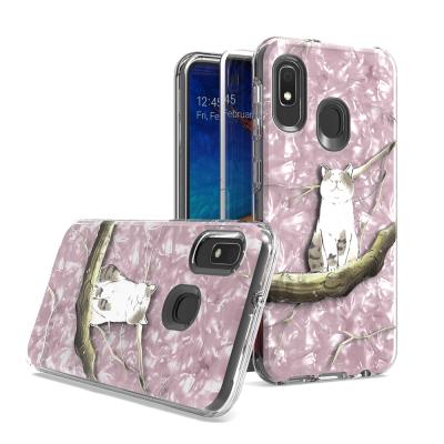 China Anti-drop 3 in 1 Custom Bulk Designer Paper Shell Cell Phone Case For Huawei Y9S y7a p30 lite for sale