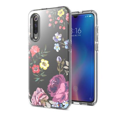 China Custom Design Cell Cover Parchute Floral Printed Phone Case For Xiaomi Note 8 9 Redmi 9 10 for sale