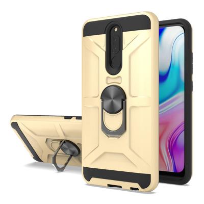 China Matte finish& Ring kickstand Anti-scratch Metal Ring Stand Holder Phone Case Cover for redmi 8A note 8 pro for sale