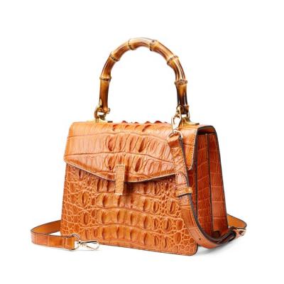 China Fashion Women Crocodile Skin Bag 100% Croco Luxury Genuine Leather Lady Designer Handbag for sale