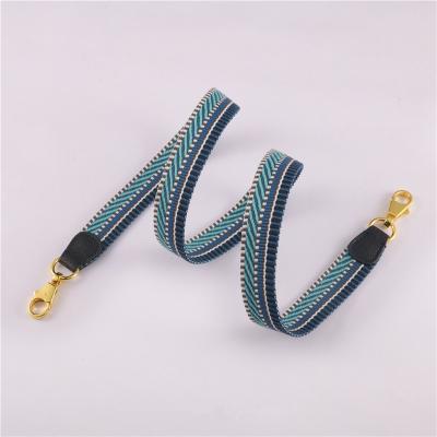 China Removable Fashion Customize Removable Custom Handbag Shoulder Belt Bag Accessories Cotton Canvas Bag Strap 1inch Width for sale