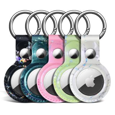 China Fashional Protective Case for AirTag Silicone Cover with Key Chain for AirTag Cover Light Protector for AirTag for sale