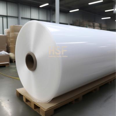 China Opaak witte 40 micron hoogdichte polyethyleenfilm HDPE-film Te koop