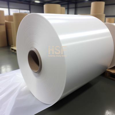 China RoHS Translucent White Mono Oriented Polypropylene Film MOPP Film Breedte 1300 mm Te koop