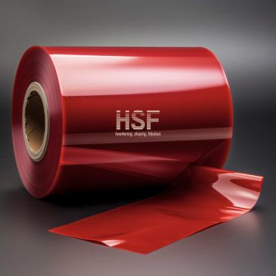 China Durchsichtige rote MOPP-Film Polypropylenfilmrolle zur Lamination zu verkaufen