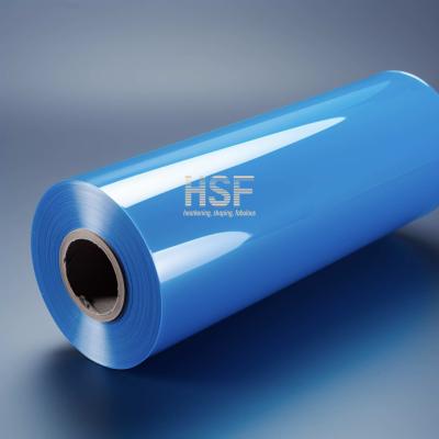 China Durchsichtige blaue monoorientierte Polypropylenfolie Breite 1300 mm zu verkaufen