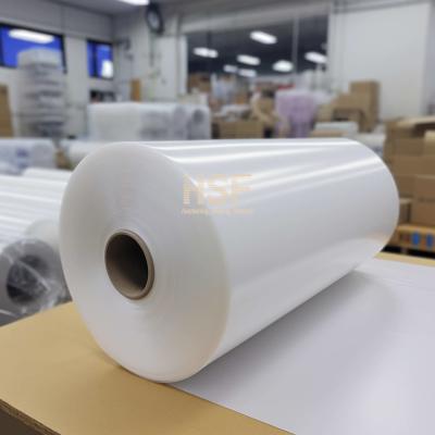 Cina 85 Micron White Mono Oriented Polypropylene Film per etichette a nastro in vendita