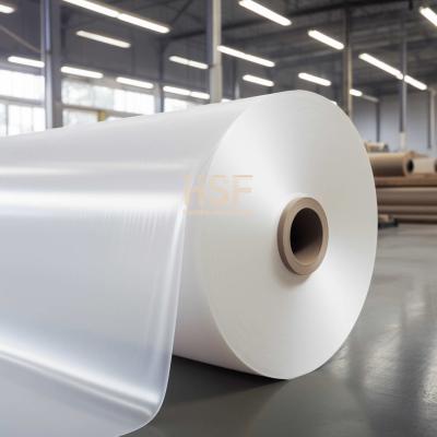 China 80 μm undurchsichtige weiße MOPP-Folien für Lebensmittelverpackungen, Laminationen, Klebebandetiketten, industrielle Anwendungen, zu verkaufen