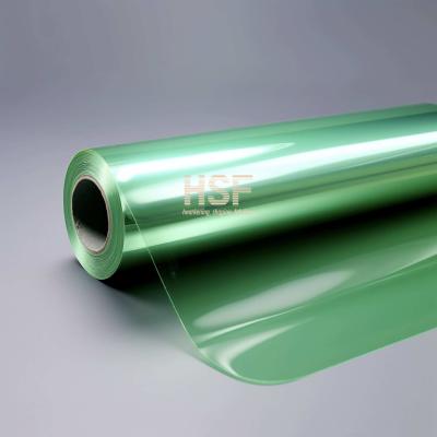 Cina 36 micron Green Clear PET Non Silicone Release Film OEM ODM in vendita