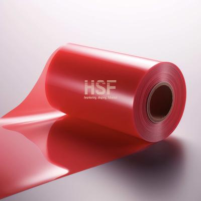 China RoHS Translucent Red Release Coating Polyester Film 50um Te koop