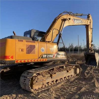 China Excellent Condition Used SANY Excavators SY215C-9 20 Ton Construction Equipment 0.93 CBM for sale