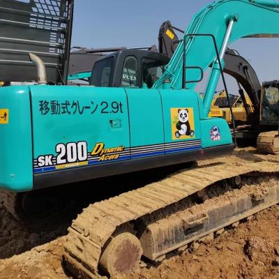 China Welcome Consult Cheap 20 Ton Used Second Hand Excavators Kobelco SK200 Crawler Excavator 0.8 CBM for sale