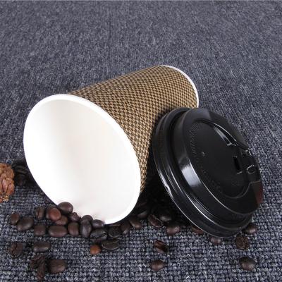 China Double Wall Coffee Mugs Double Wall Corrugated Disposable Paper Cups With Lid for sale