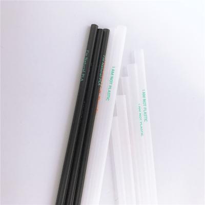 China Disposable Eco-Friendly Compostable Total PLA Biodegradable Drinking Straws for sale