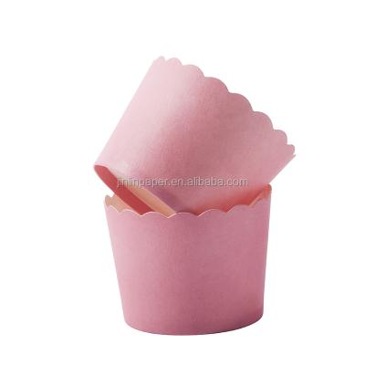 China Disposable Oven Safe Baking Cup Cake Food Grade Paper Muffin Cup for sale