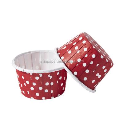 China Disposable PE Coated Cup Cake Cupcake Muffin Cup Nut Candy Paper Baking Cup for sale