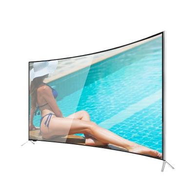 China Hot Curved Screen TV 55 Inch 4K Smart LED TV 65 Curved Screen TV for sale