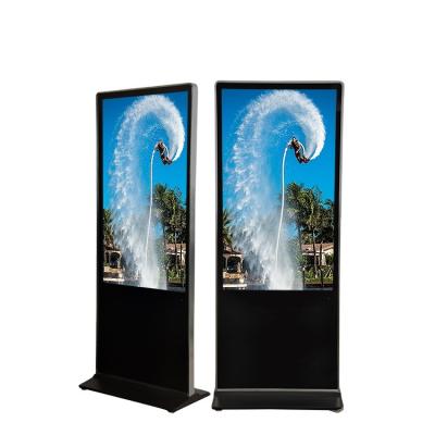 China Indoor Popular Floor Standing Digital Signage LCD With Android Windows for sale