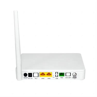 China NEW Original FTTH OEM GPON Modem Epon CATV ONU gpon Ontario with 1GE+1FE+CATV+WIFI HG623 for sale