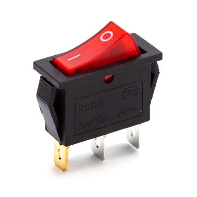 China KCD3-101N SPST 3PIN T85 Plastic ON OFF Rocker Switch KCD3-101N for sale