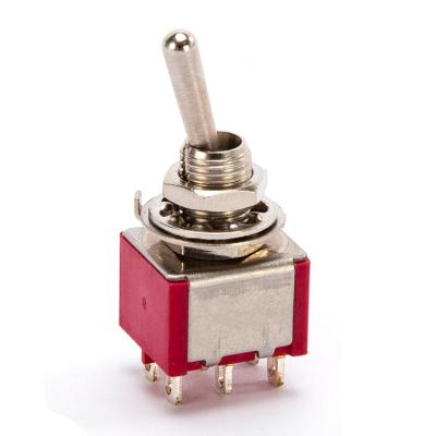 China Metal KN1-203 2 Position Mini Rocker Toggle Switch Use Brass On-Off For Car for sale