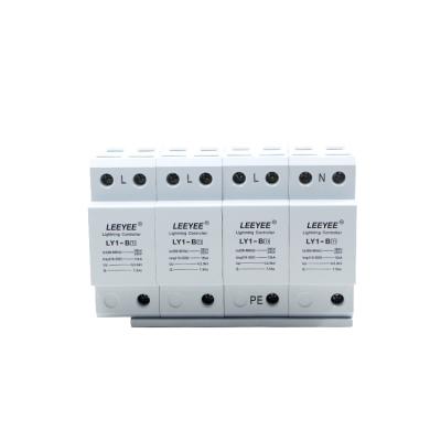 China LY1-B 15KA 10/350 LY1-B 15KA 4P Type 1 Whole House Surge Protector for sale