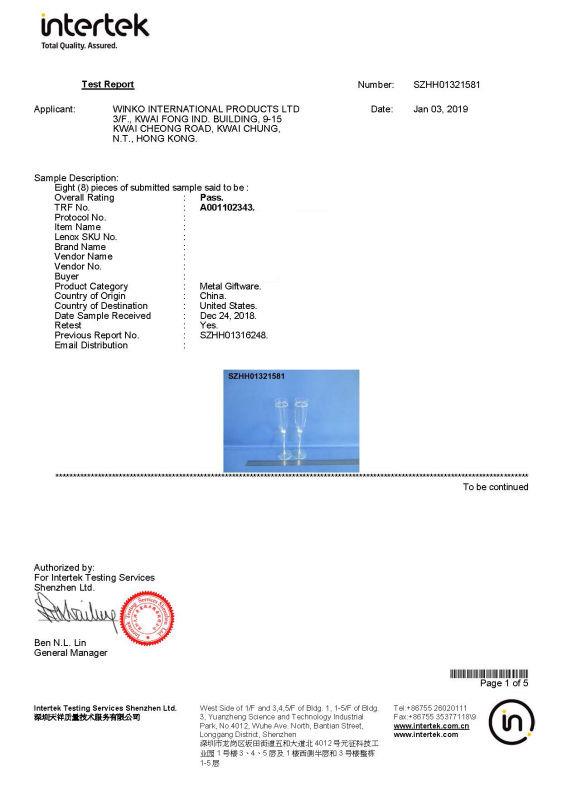 FSC - Lo's Metal Technology (Dongguan) Limited