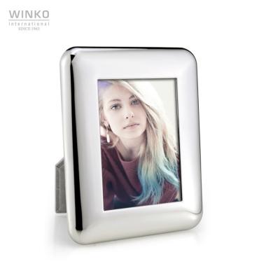 China Fashionable Metal Photo Frames Wide Simple Border Picture Frames Photo Paper Holder Office Home Decorations for sale