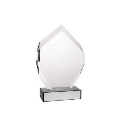 China Wholesale Promotional Europe K9 Crystal Flame With Engraving Plate Sports Souvenir Trophy Awards for sale