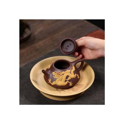 China Sustainable Online Sale New Style Purple Clay Teapot Customizable Yixing Ceramic Tea Cup Set for sale