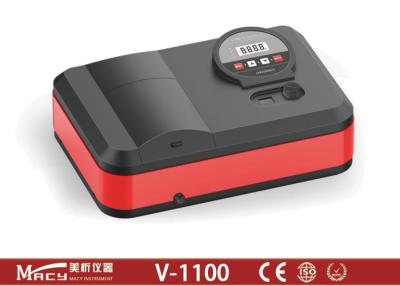 China V-1100 Visible Laboratory Spectrophotometer USB Interface Digital Display for sale