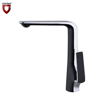 China Modern High Quality Brass Single Handle Sink Mixer Tap Deck Mounted Kitchen Faucet for sale