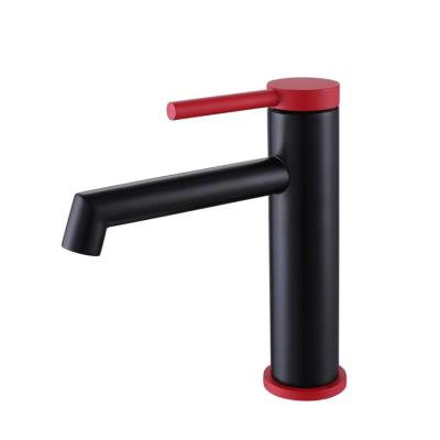 China Taps Kaiping Gockel Sanitary Ware Single Handle Bathroom Mixer Tap Brass Metered Basin Faucet for sale