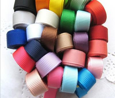 China Custom Stripe Polyester Printed Grosgrain Ribbon with 7 Days Sample Order Lead Time for sale