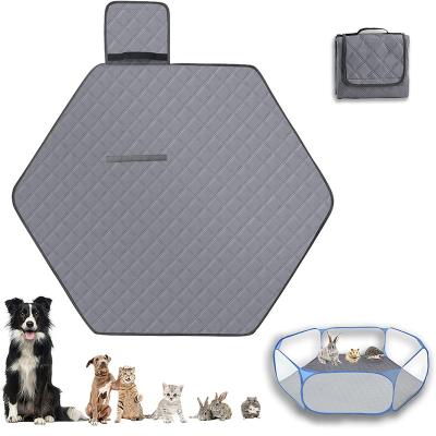 China Viable Hexagon Pet Pee Pad Small Pet Pee Portable Foldable Washable Pad for sale