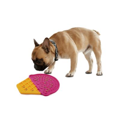 China Viable Slow Food Ice Cream Suction Cup Silicone Pad Slow Food Dog Licking Pad for sale