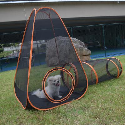 China Portable Breathable Folding Tunnel Toy Cat Tent Detachable Tunnel Pet Cover Pet Tunnel for sale