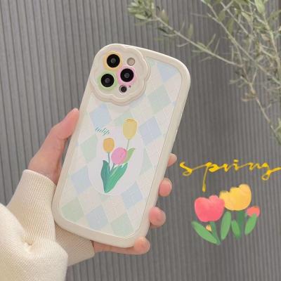 China 2022 new shockproof cell phone blank sublimation bling flowers liquid silicone phone case for iphone xr 13promax 8plus apple 11xs 12 for sale