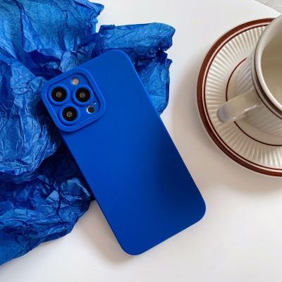 China 2022 Blue Klein Design Angel Pupil Eye Luxury Silicon Shockproof Mobile Phone Filter Frames For Iphone 13 pro Max Phone Case 12 XS XR 11 8P for sale